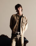 Vintage 90s Dr. Martens Canvas Khaki Trucker Jacket Size Large