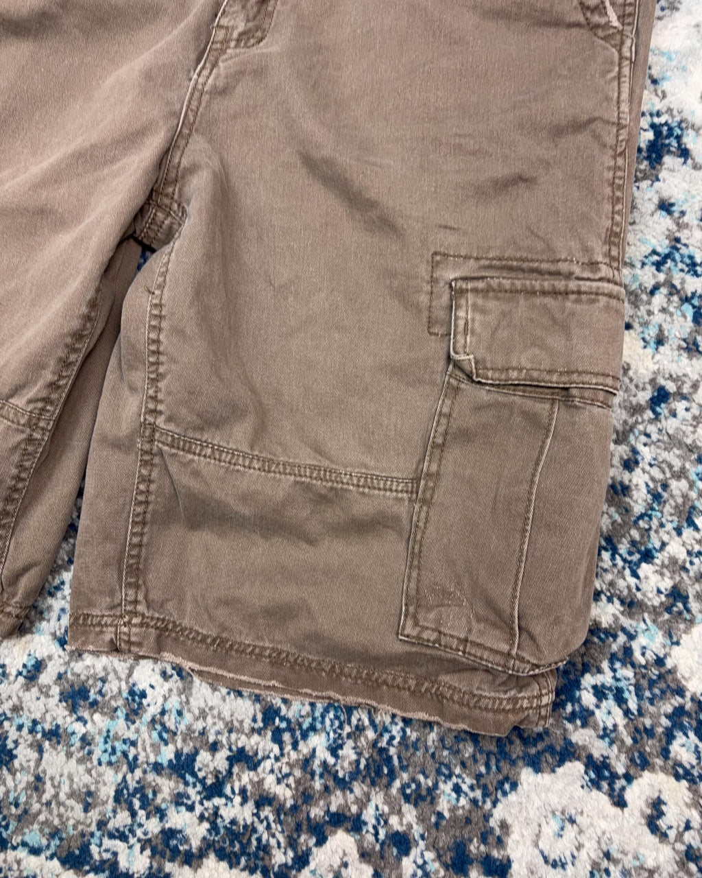 Vintage Y2K Pluggco Embroidered Logo Cargo Shorts Size 35
