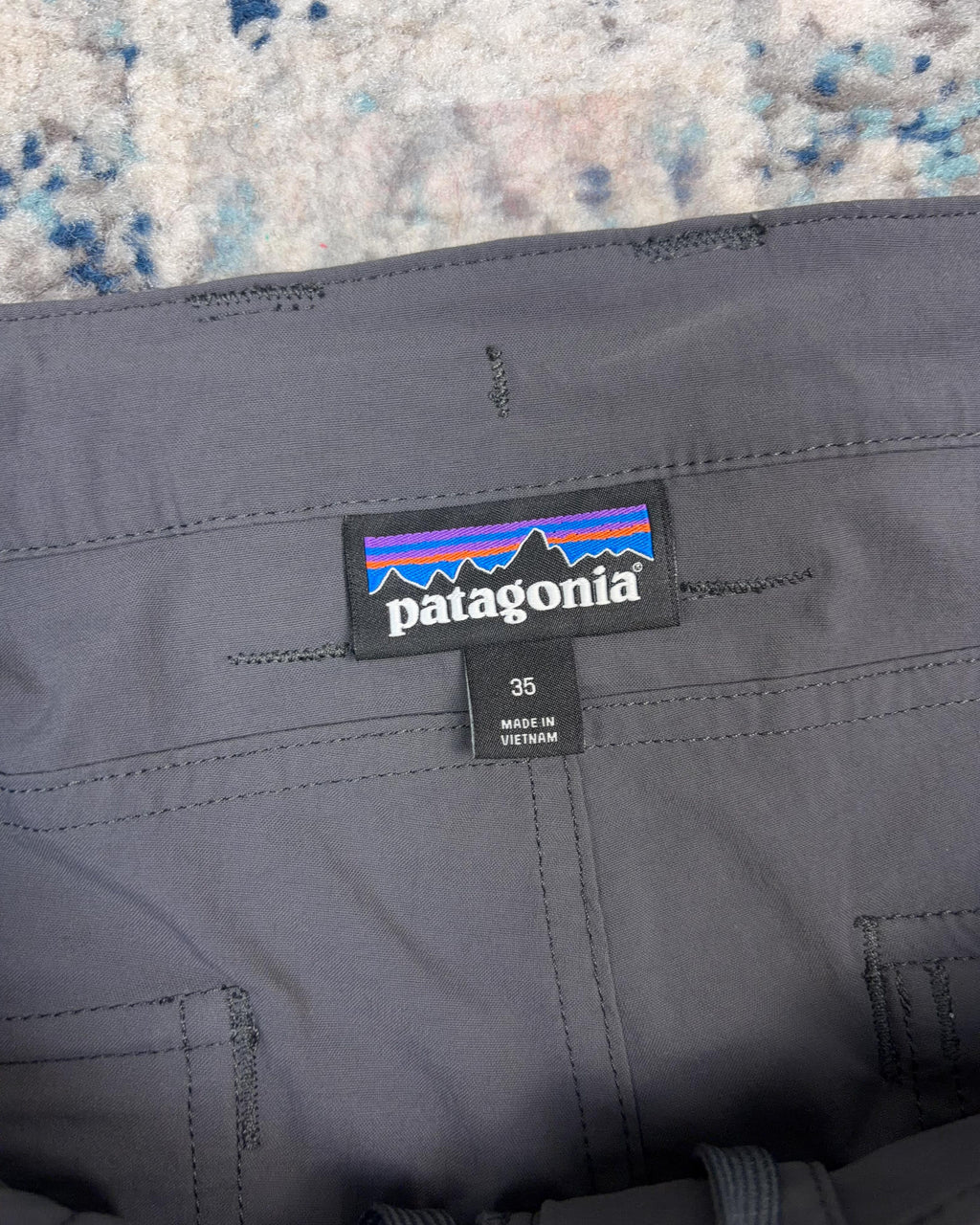 Patagonia Quandary Tactical Nylon 8" Water Repellant Hiking Shorts Size 36