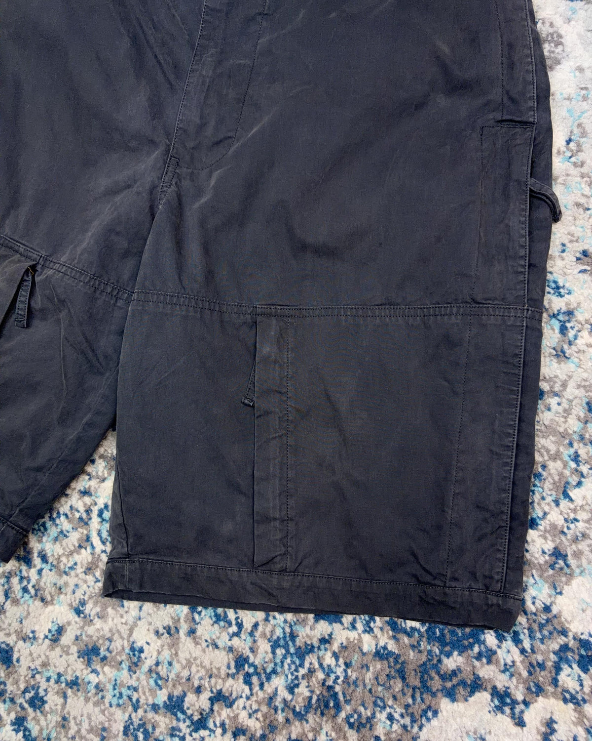 Vintage Polo Jeans Company Tactical Nylon Cargo Shorts Size 36