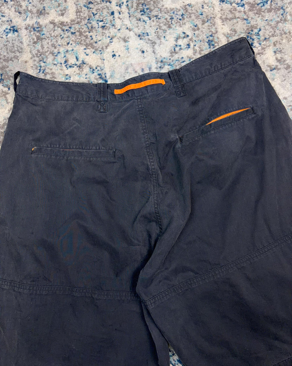 Vintage Polo Jeans Company Tactical Nylon Cargo Shorts Size 36