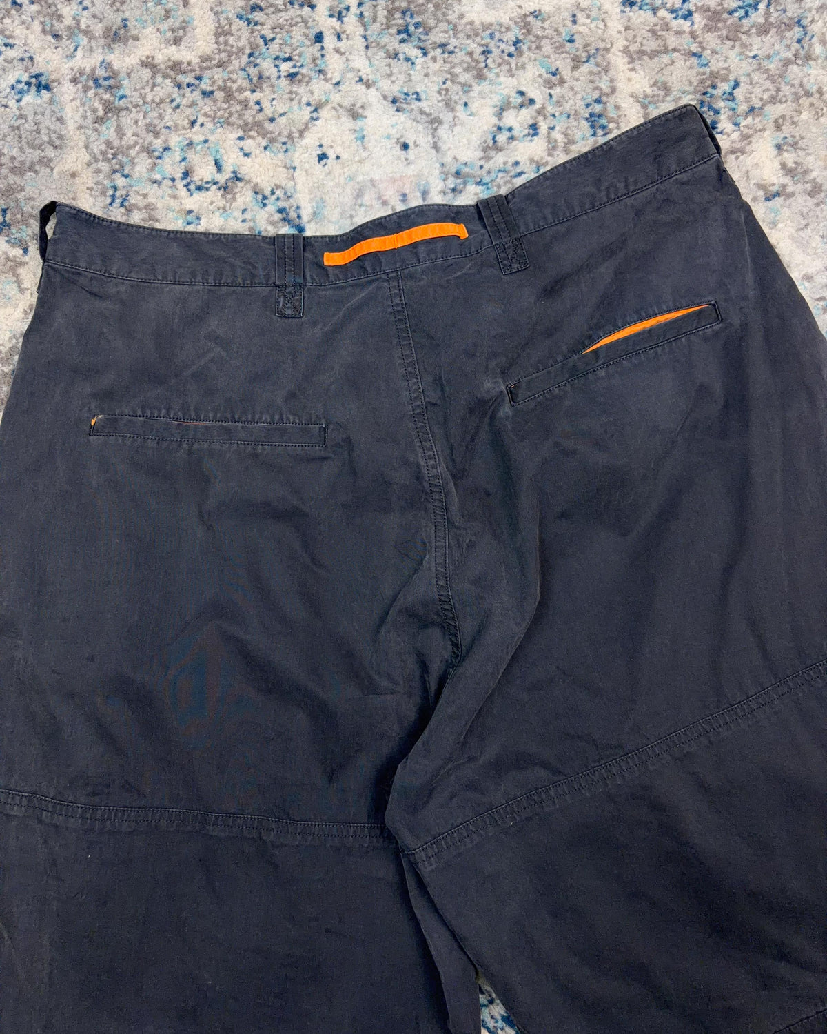 Vintage Polo Jeans Company Tactical Nylon Cargo Shorts Size 36