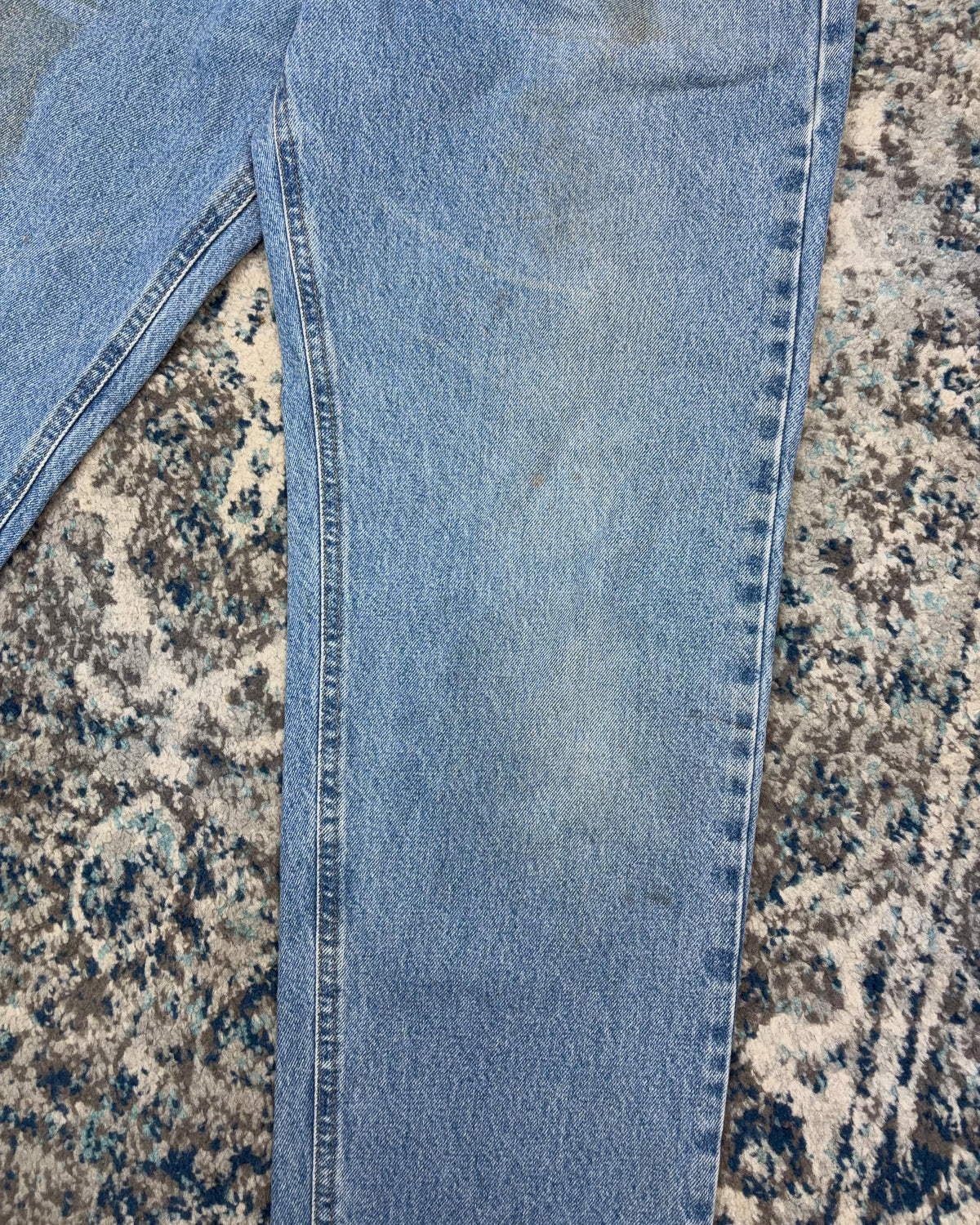 Vintage Carhartt Relaxed Fit Medium Wash Denim Pants Size 35