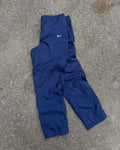 Vintage Nike Embroidered Mini Swoosh Nylon Windbreaker Pants Size YOUTH L