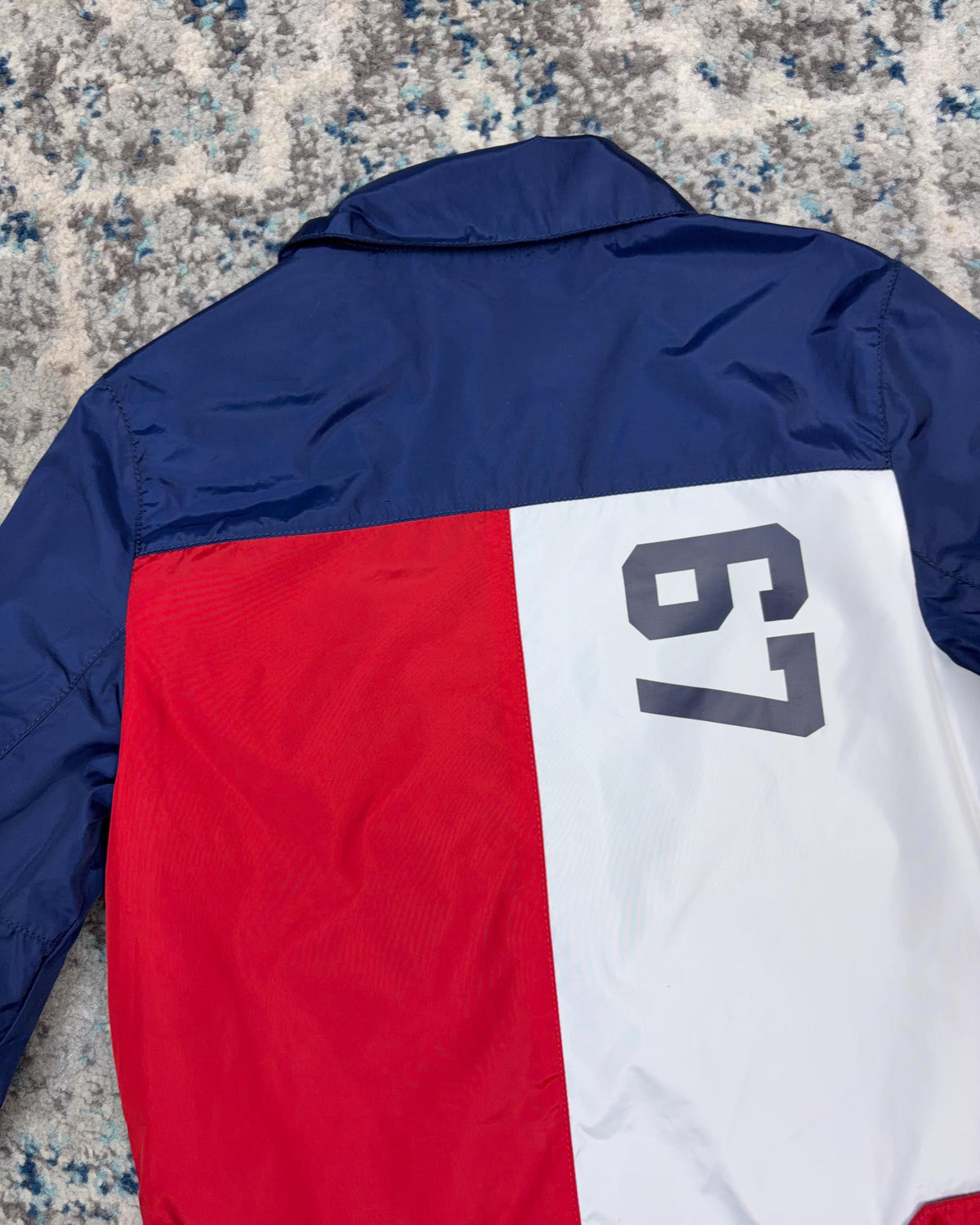 Vintage Polo Ralph Lauren Embroidered Pony Spellout Windbreaker Jacket Size YOUTH Size 7