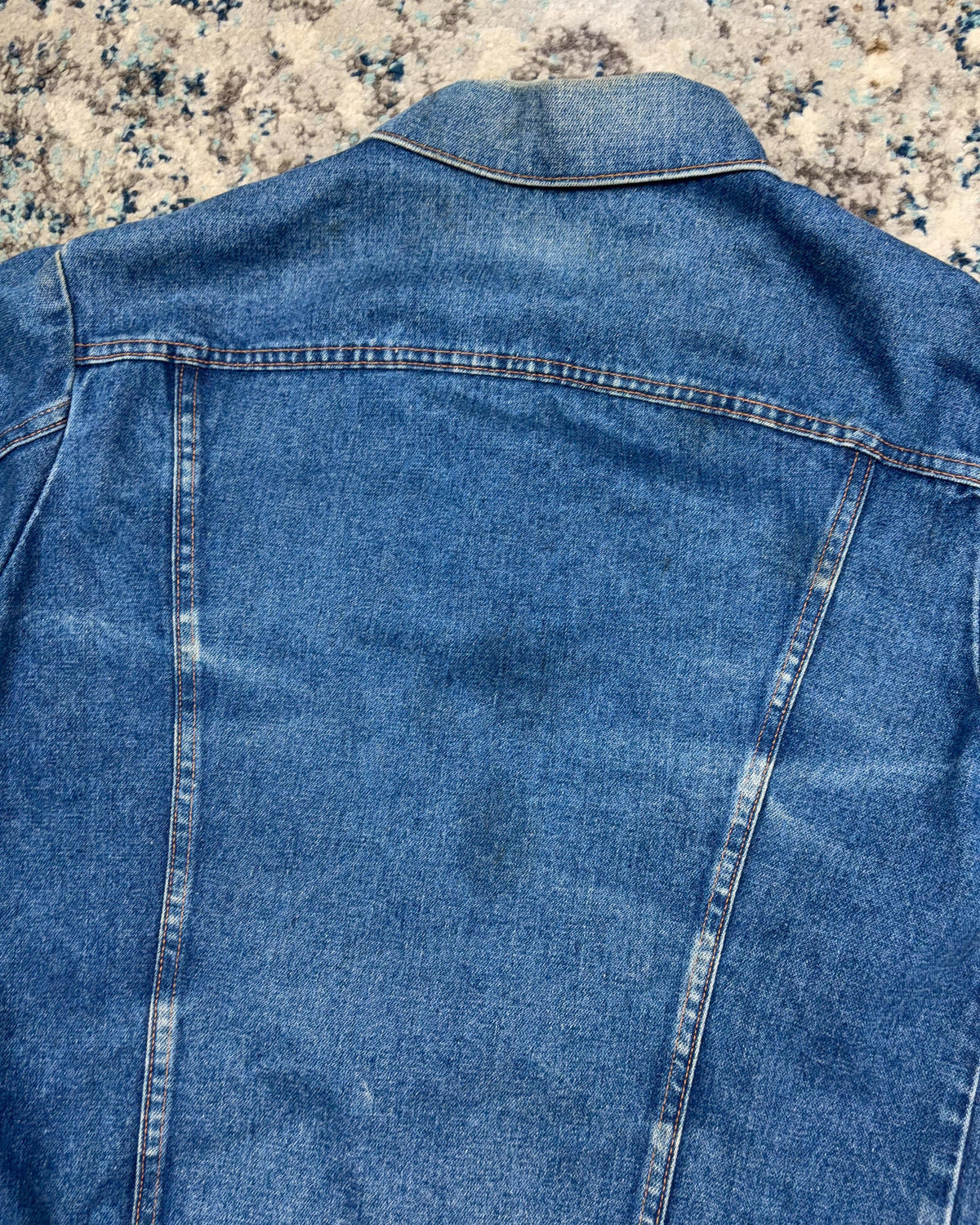 Vintage 80s/90s Key Imperial Medium Wash Denim Trucker Jacket Size YOUTH XL