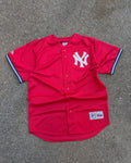 Vintage Mariano Rivera #42 New York Yankees MLB Majestic Baseball Jersey Size Large
