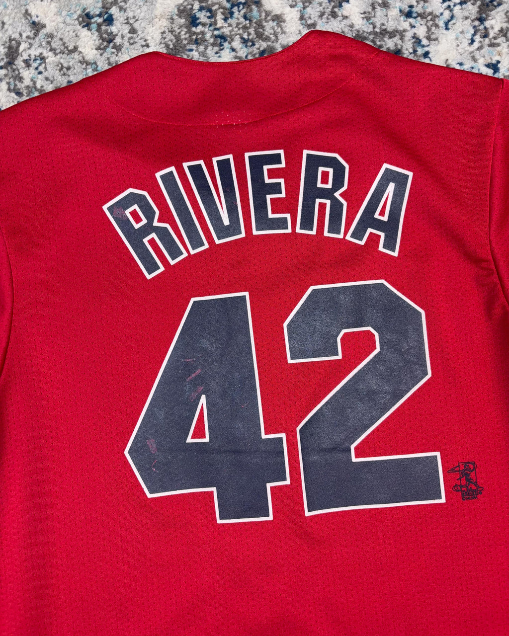 Vintage Mariano Rivera #42 New York Yankees MLB Majestic Baseball Jersey Size Large