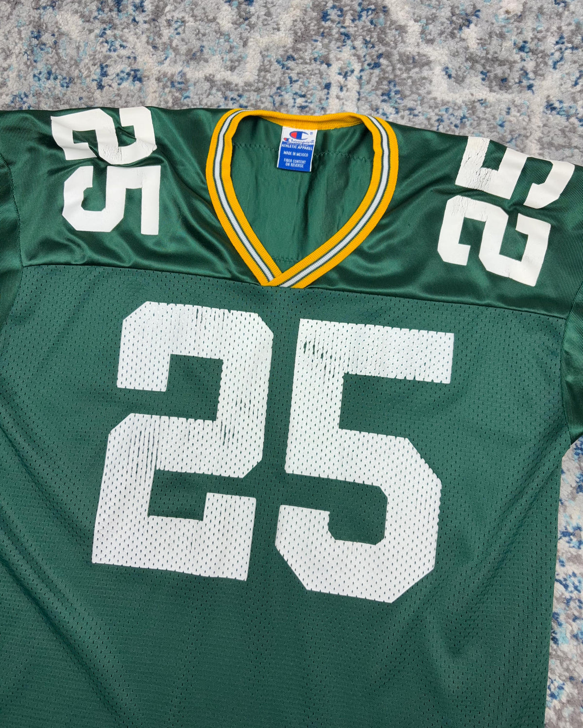 Vintage 90s Dorsey Levens #25 Green Bay Packers NFL Champion Jersey Size Large