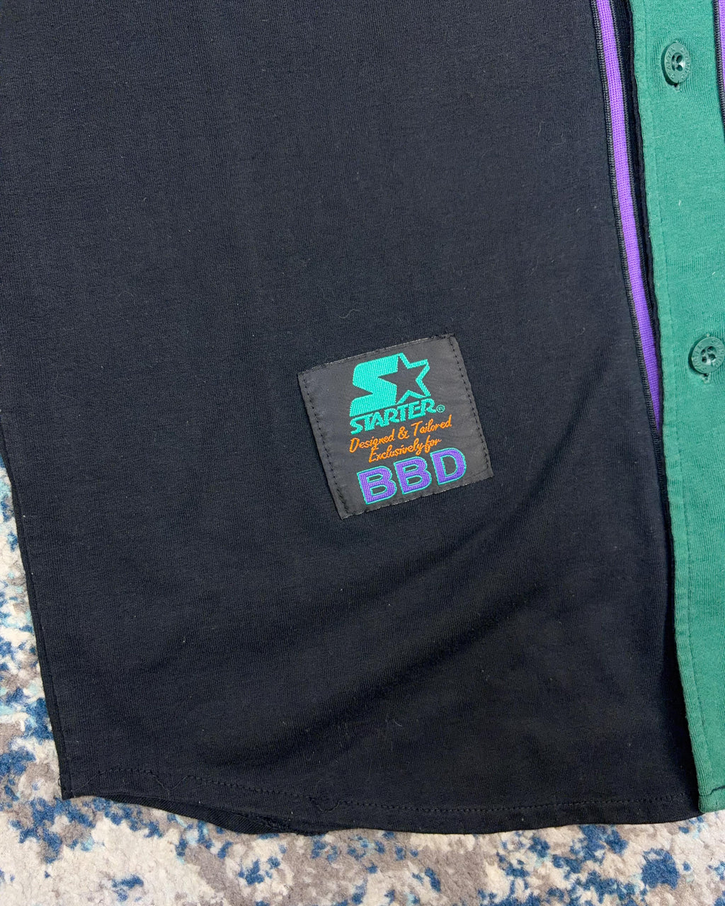 Vintage 90s Bell Biv DeVoe R&B Music Starter Flip Side Baseball Jersey Size XL