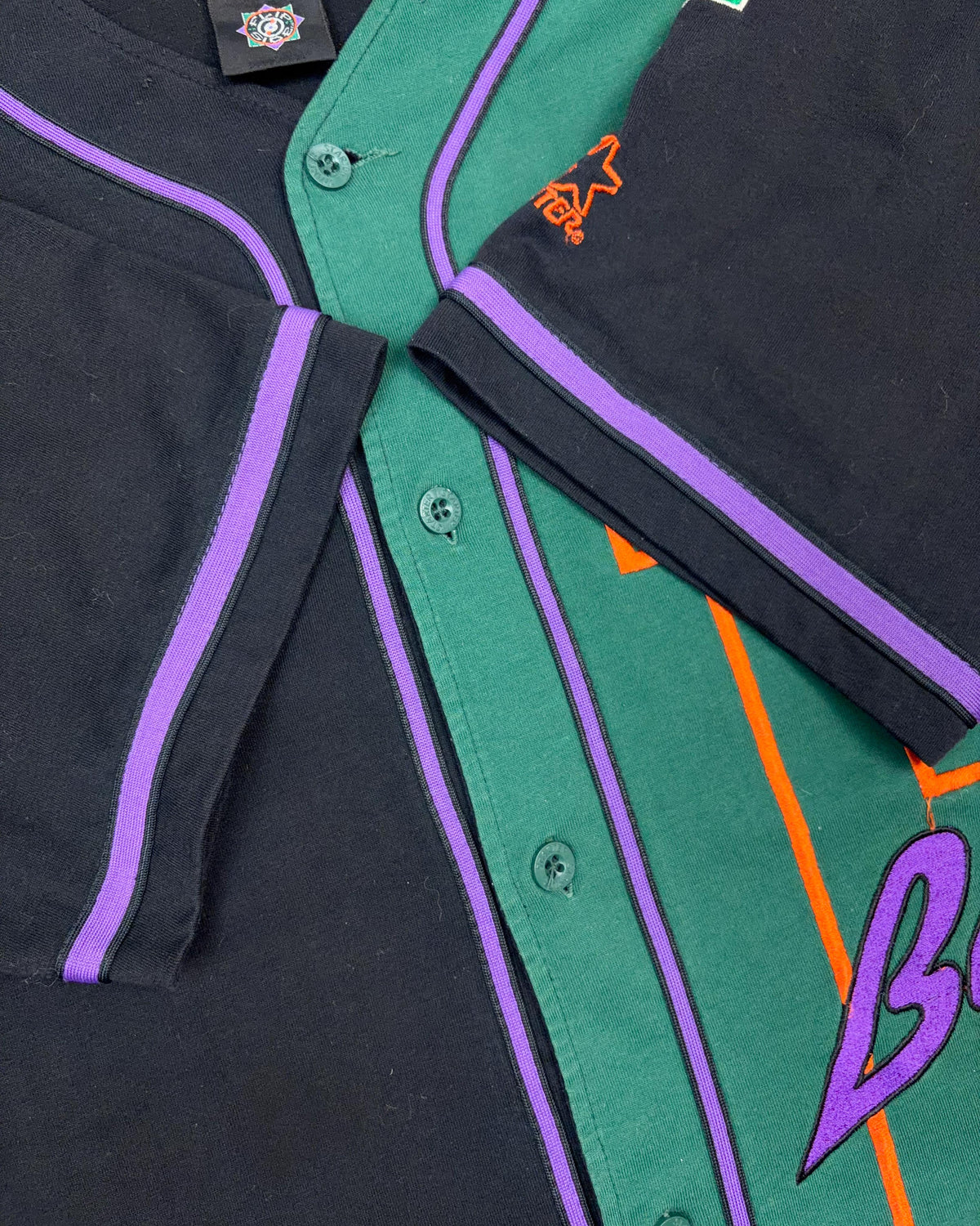 Vintage 90s Bell Biv DeVoe R&B Music Starter Flip Side Baseball Jersey Size XL