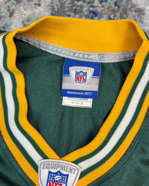 Maillot de football américain Reebok NFL A.J. Hawk #50 des Green Bay Packers, taille M