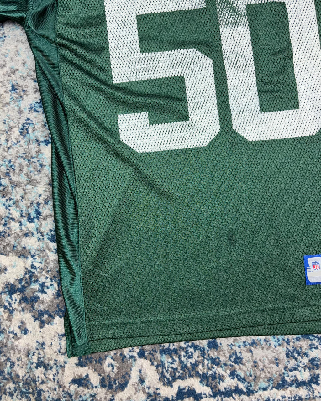 A.J. Hawk #50 Green Bay Packers NFL Reebok Football Jersey Size Medium