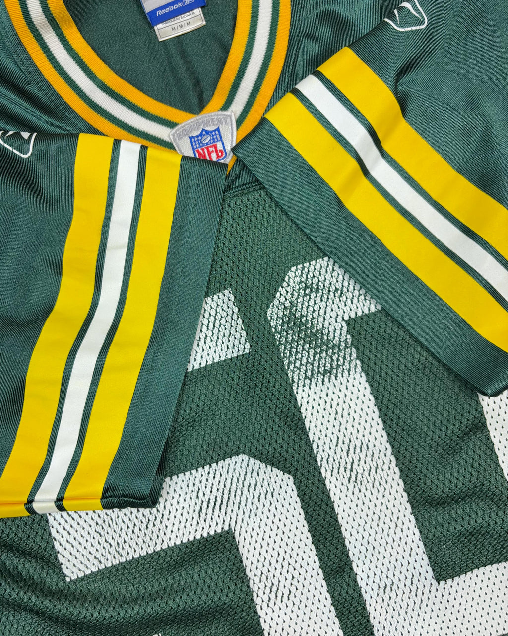 A.J. Hawk #50 Green Bay Packers NFL Reebok Football Jersey Size Medium