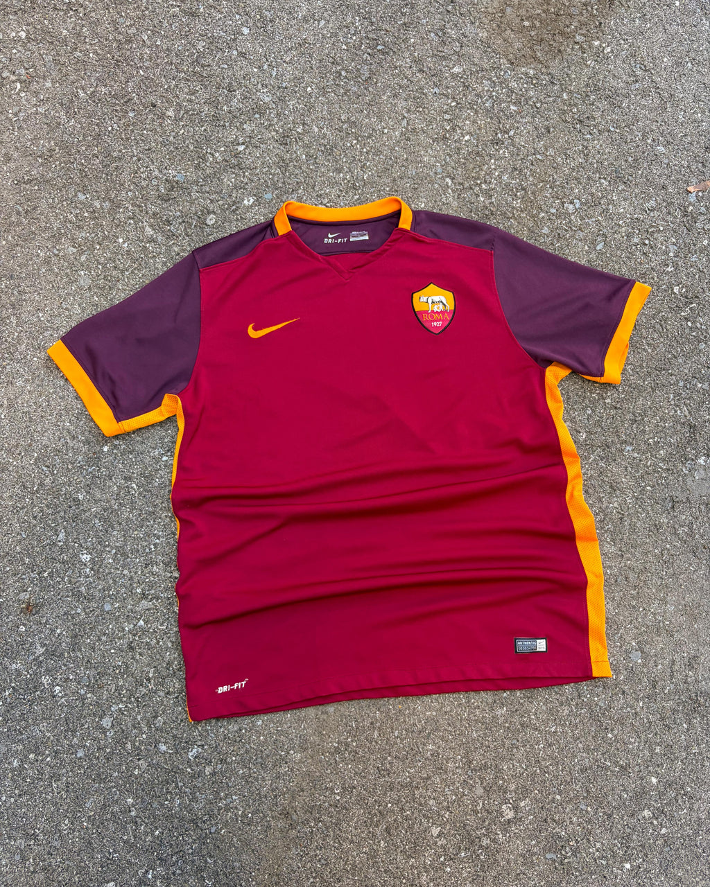 2015 Associazione Sportiva Roma FC Nike Soccer Jersey Size XL