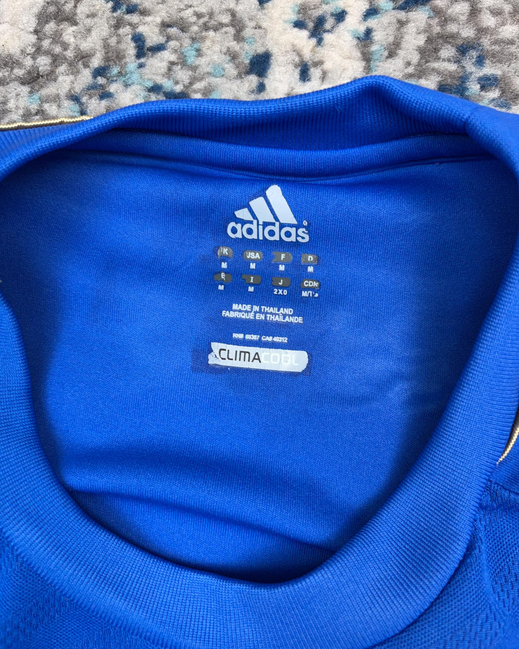 2012-13 Chelsea F.C. Adidas Long Sleeve Home Soccer Jersey Size Medium