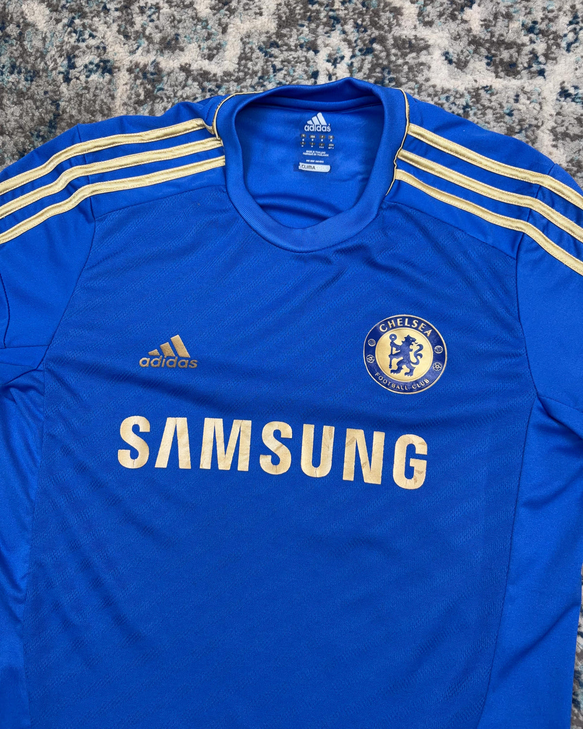 2012-13 Chelsea F.C. Adidas Long Sleeve Home Soccer Jersey Size Medium