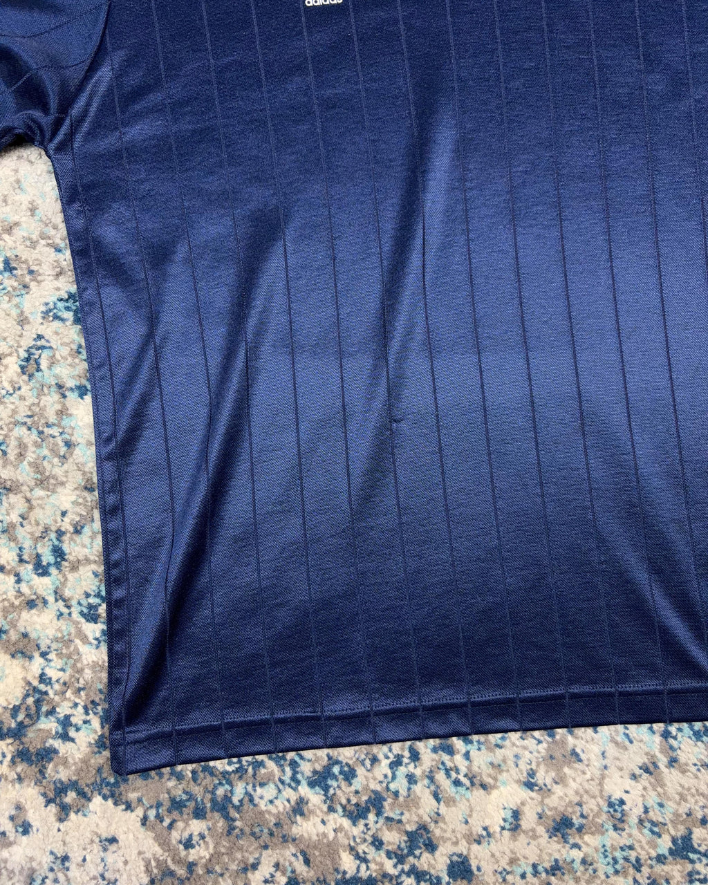 Vintage 90s Adidas Trefoil Logo Striped Long Sleeve Soccer Jersey Size Large