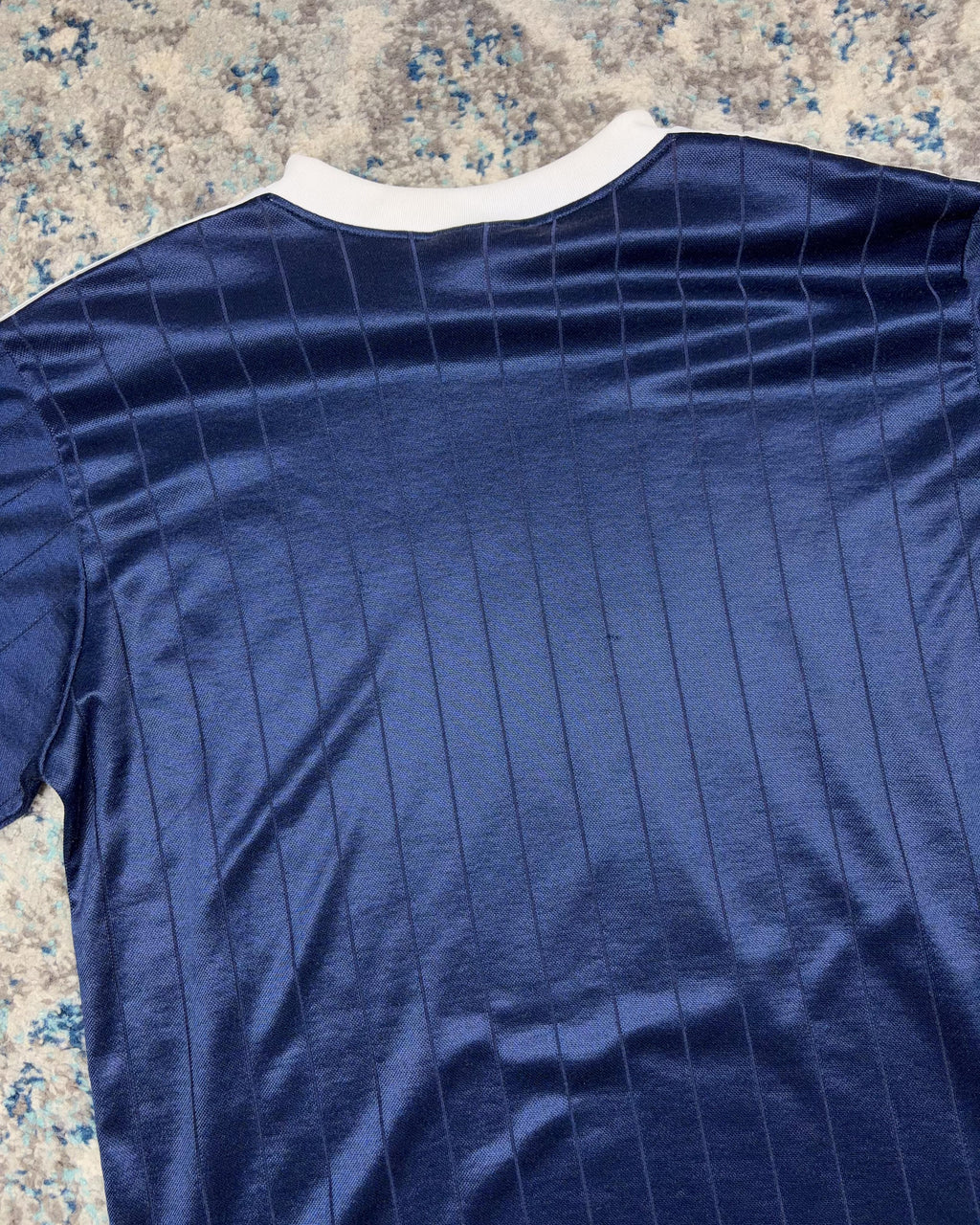 Vintage 90s Adidas Trefoil Logo Striped Long Sleeve Soccer Jersey Size Large