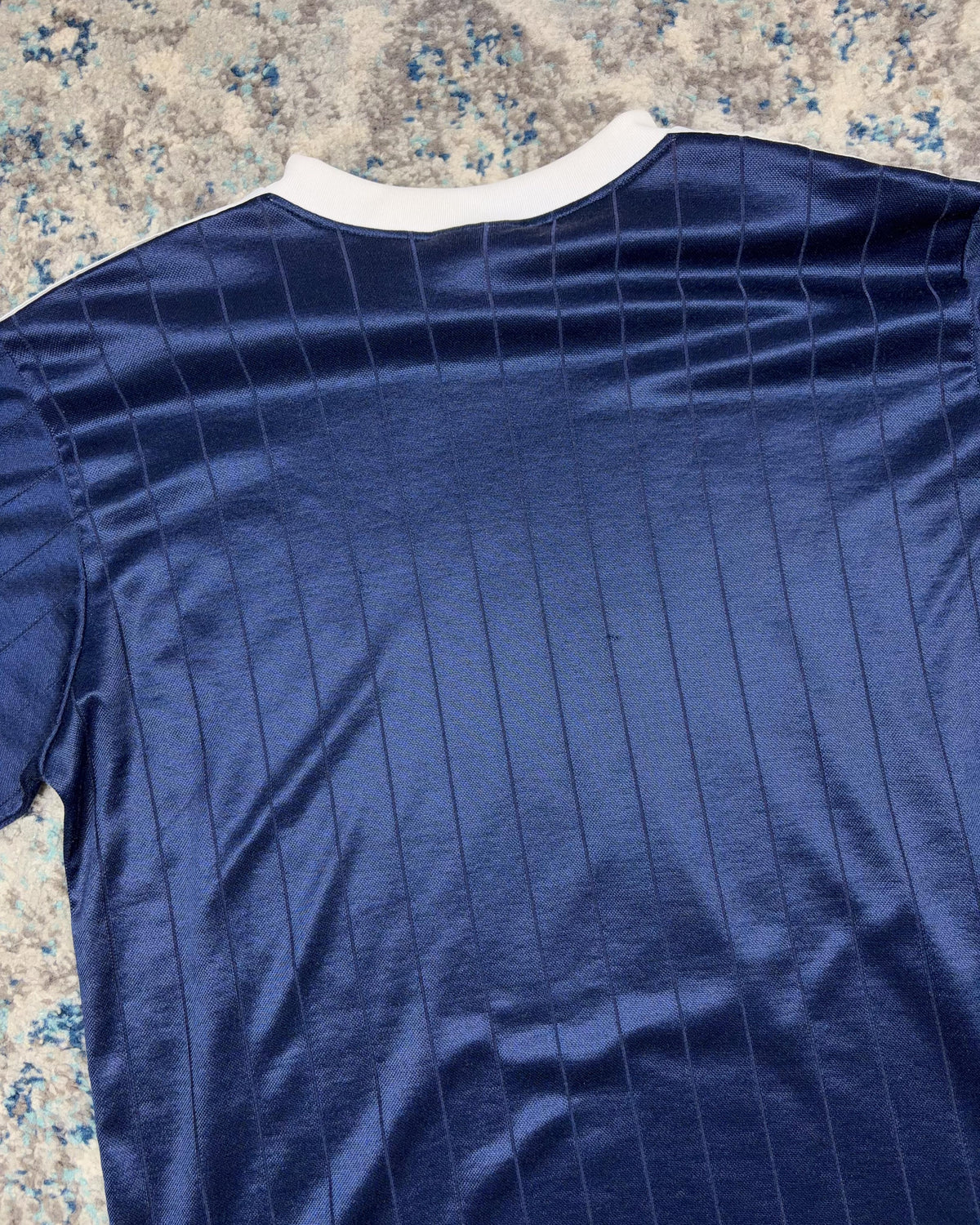 Vintage 90s Adidas Trefoil Logo Striped Long Sleeve Soccer Jersey Size Large