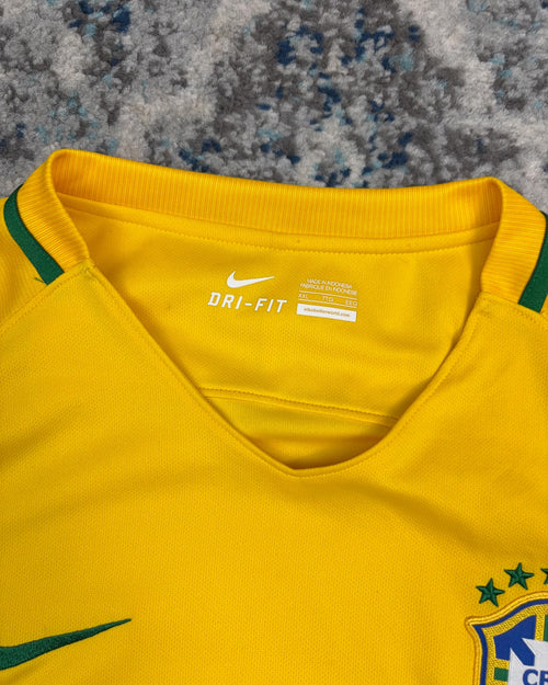 Maillot de football domicile du Brésil Nike 2018, taille 2XL