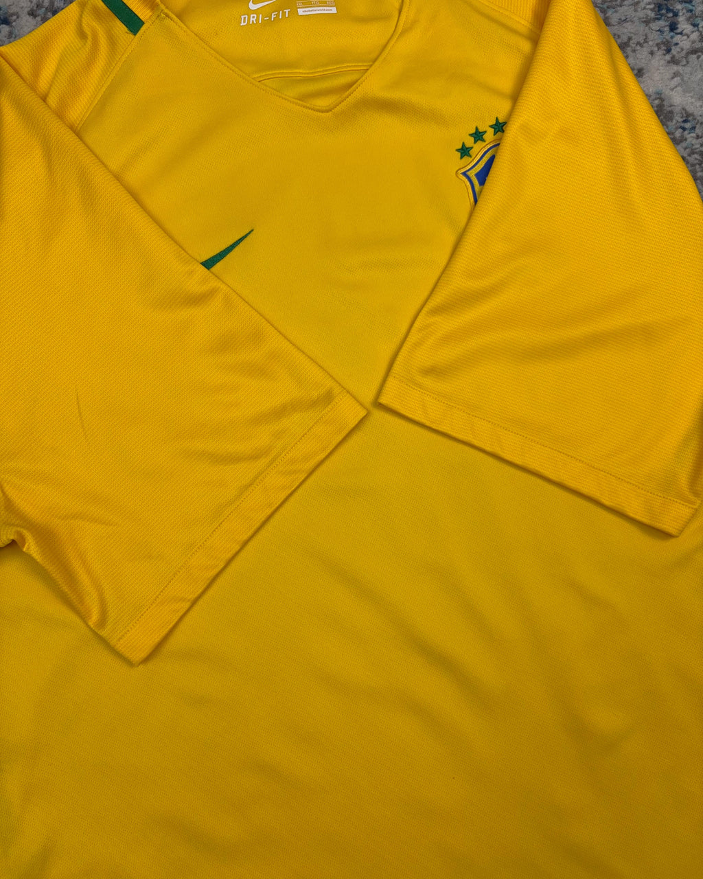 2018 Brazil Nike Home Soccer Jersey Size 2XL