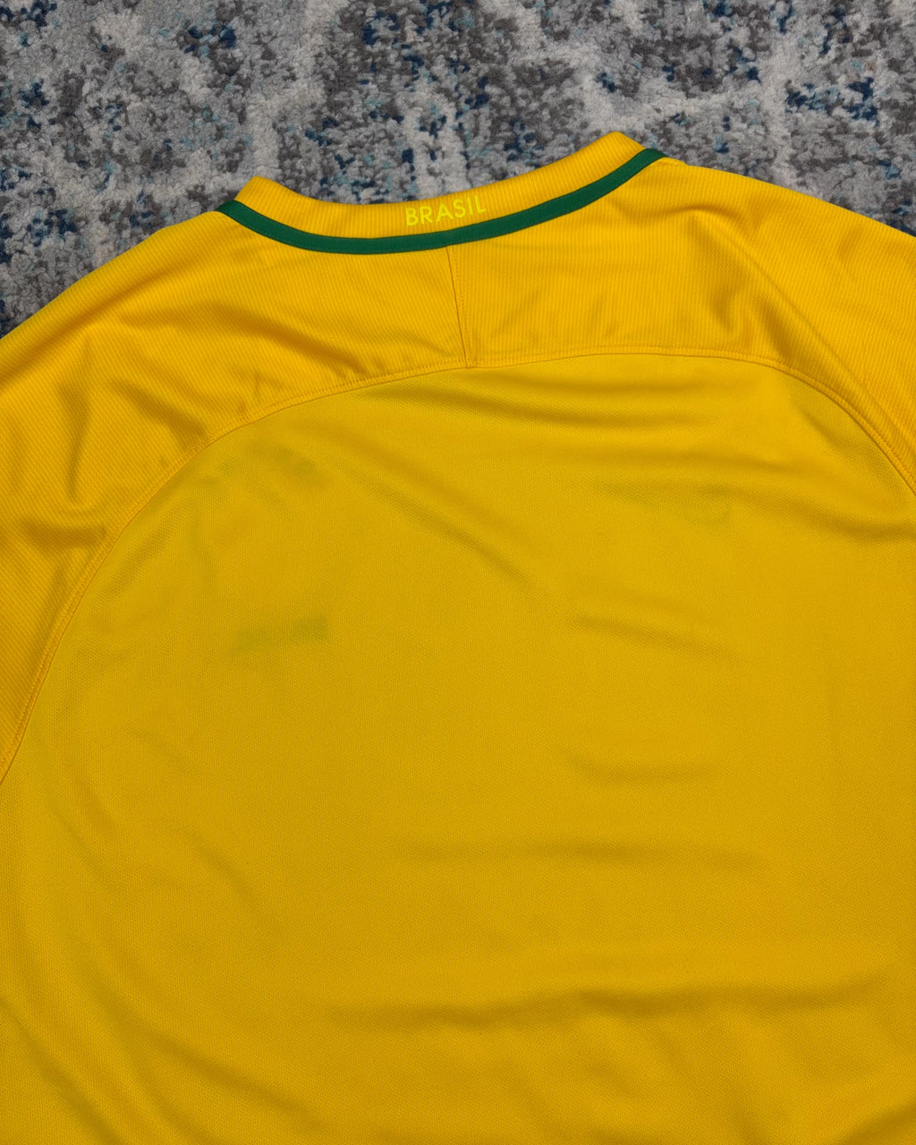 2018 Brazil Nike Home Soccer Jersey Size 2XL