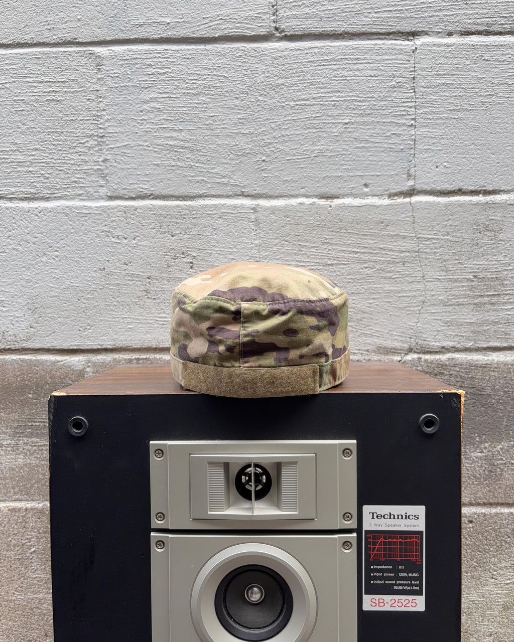 Casquette militaire U.S. Army en camouflage opérationnel, grade soldat de 1re classe, taille unique