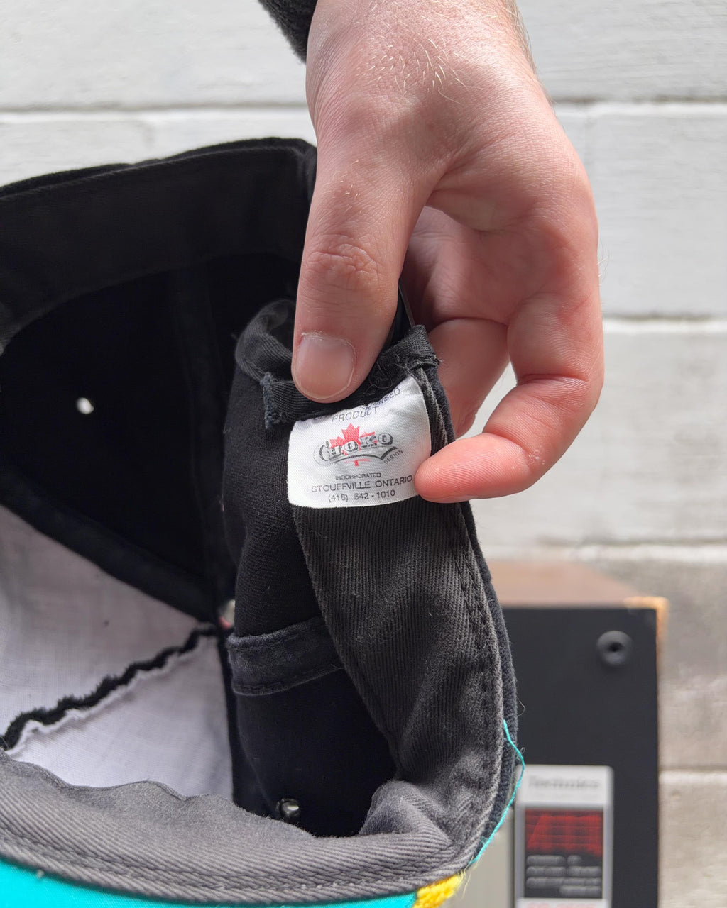 Casquette snapback vintage années 80/90 Snap-on Racing avec logo brodé, taille unique (OSFA)