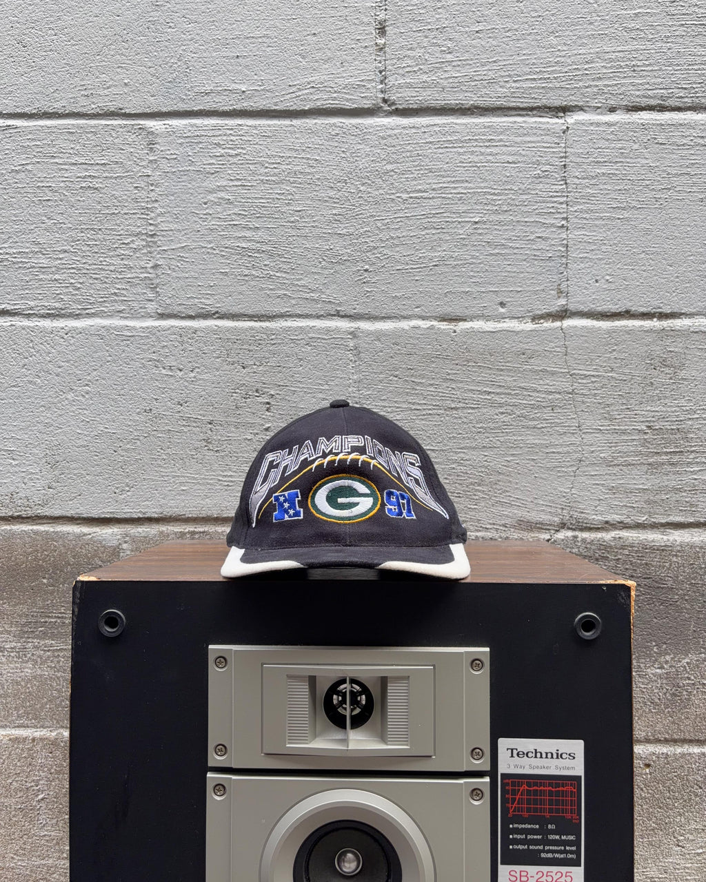 Casquette Snapback vintage 1997 des Green Bay Packers, champions NFC de la NFL, Sports Specialties, taille unique (OSFA)