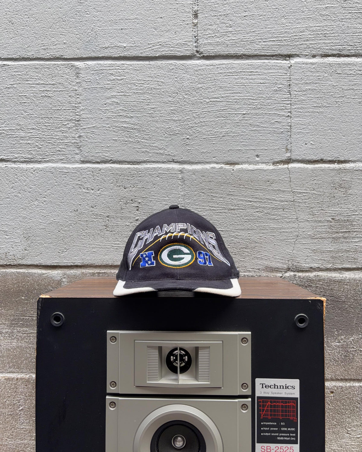 Casquette Snapback vintage 1997 des Green Bay Packers, champions NFC de la NFL, Sports Specialties, taille unique (OSFA)
