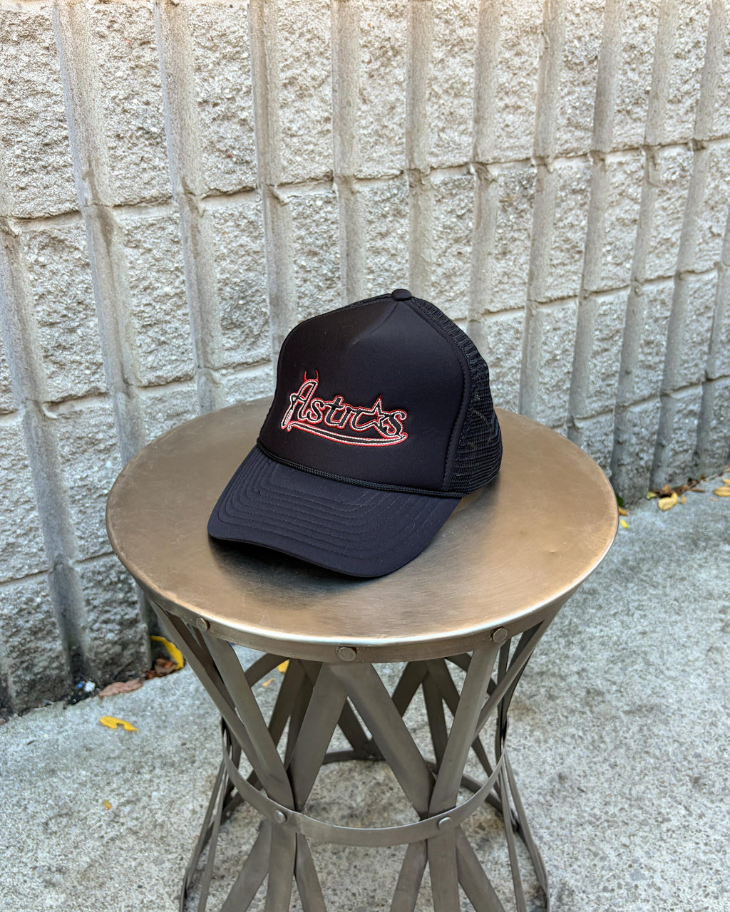 Casquette trucker snapback brodée Houston Astros MLB, taille unique