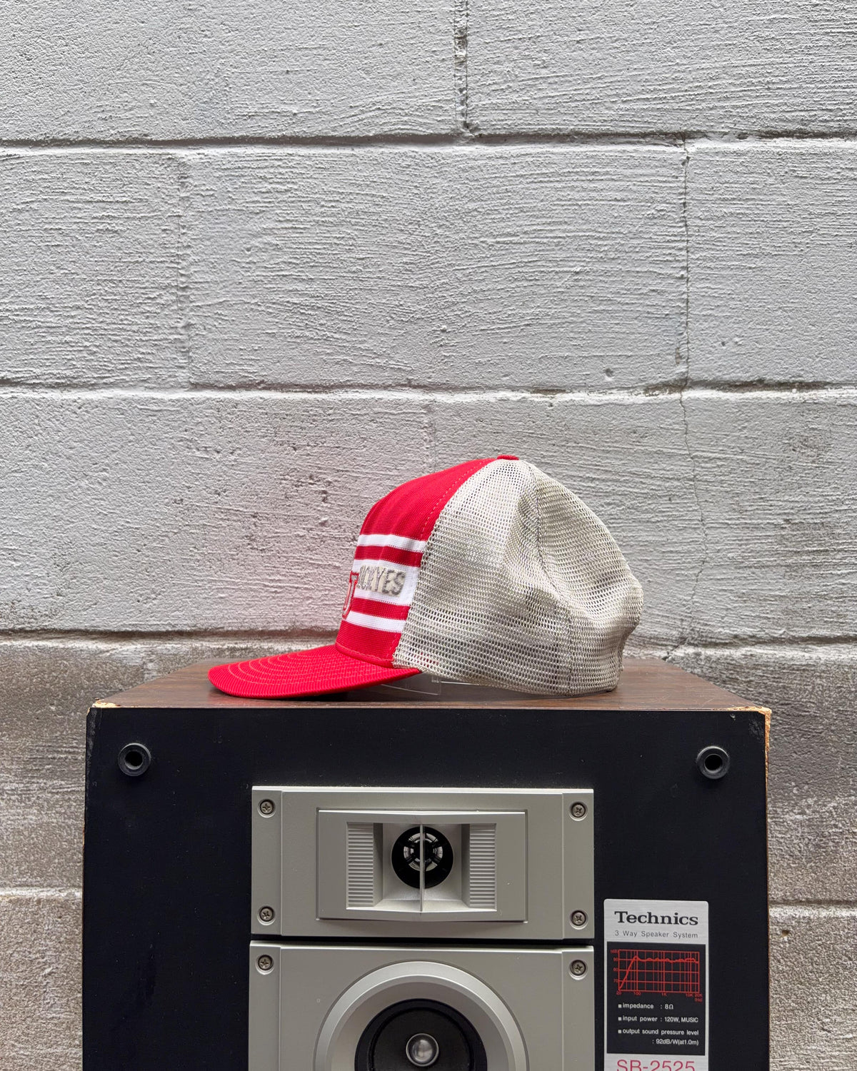 Casquette vintage années 80/90 Ohio State Buckeyes NCAA style trucker à pression, taille unique