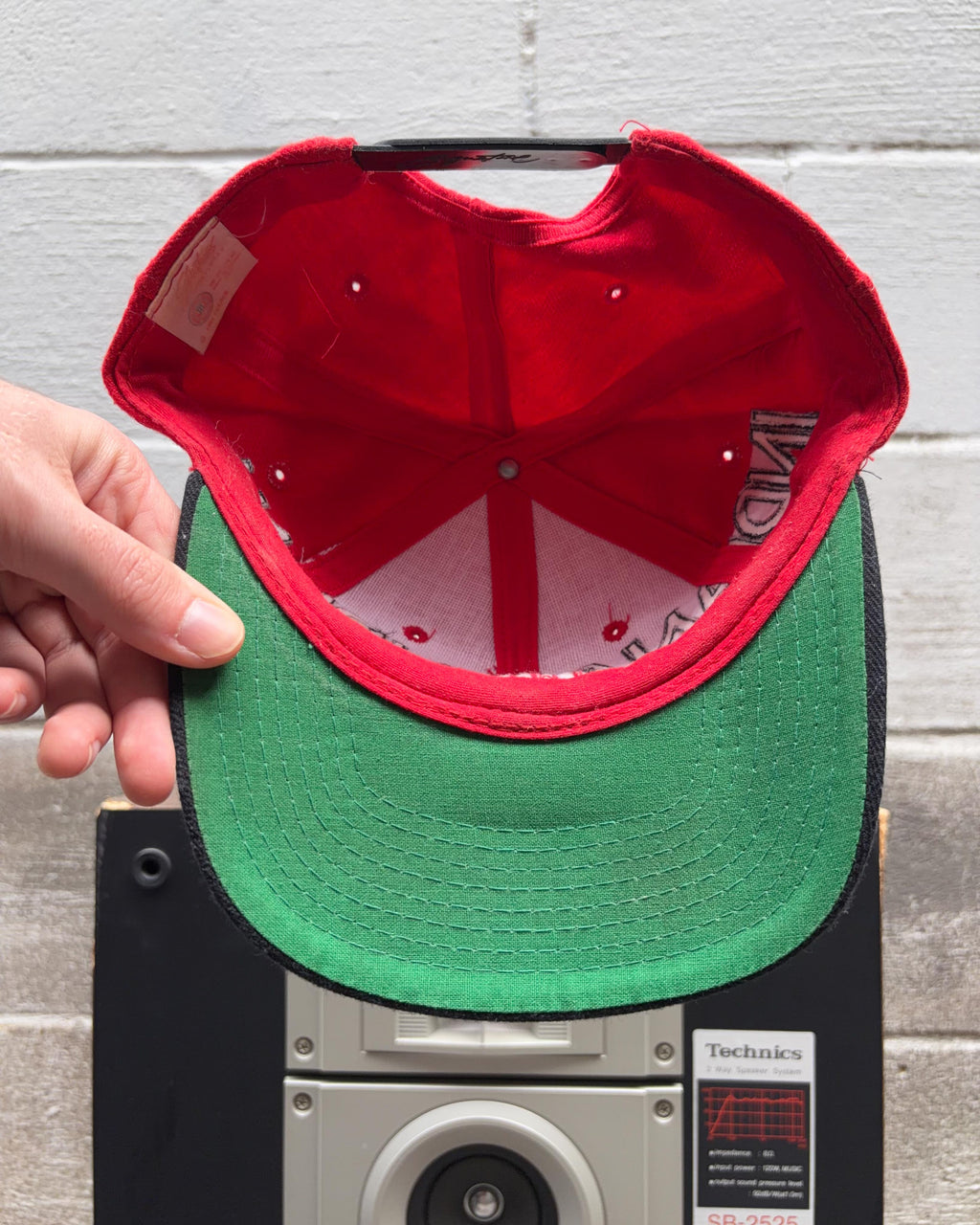 Casquette Snapback vintage années 90 Indiana Hoosiers NCAA, lettrage brodé, taille unique (OSFA)