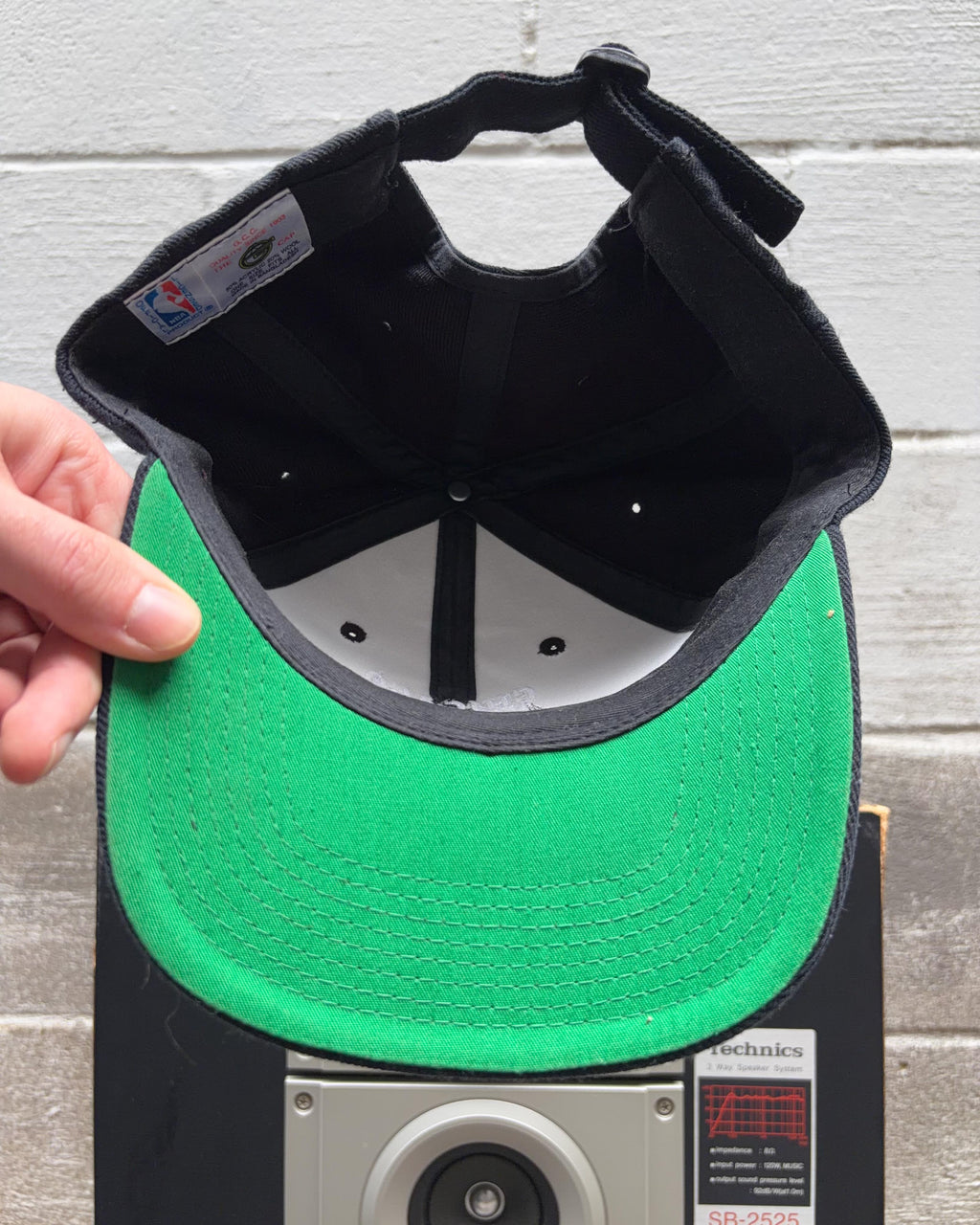 Casquette vintage années 90 Chicago Bulls NBA avec logo brodé, sangle réglable, taille unique (OSFA)