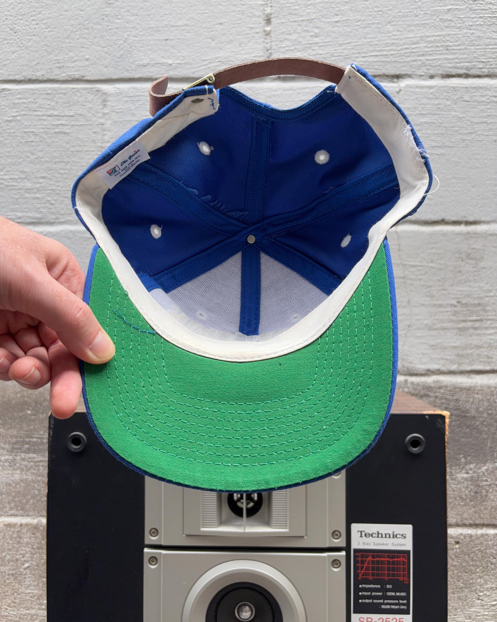 Casquette vintage Toronto Maple Leafs NHL avec logo arc en lettrage et attache réglable, taille unique