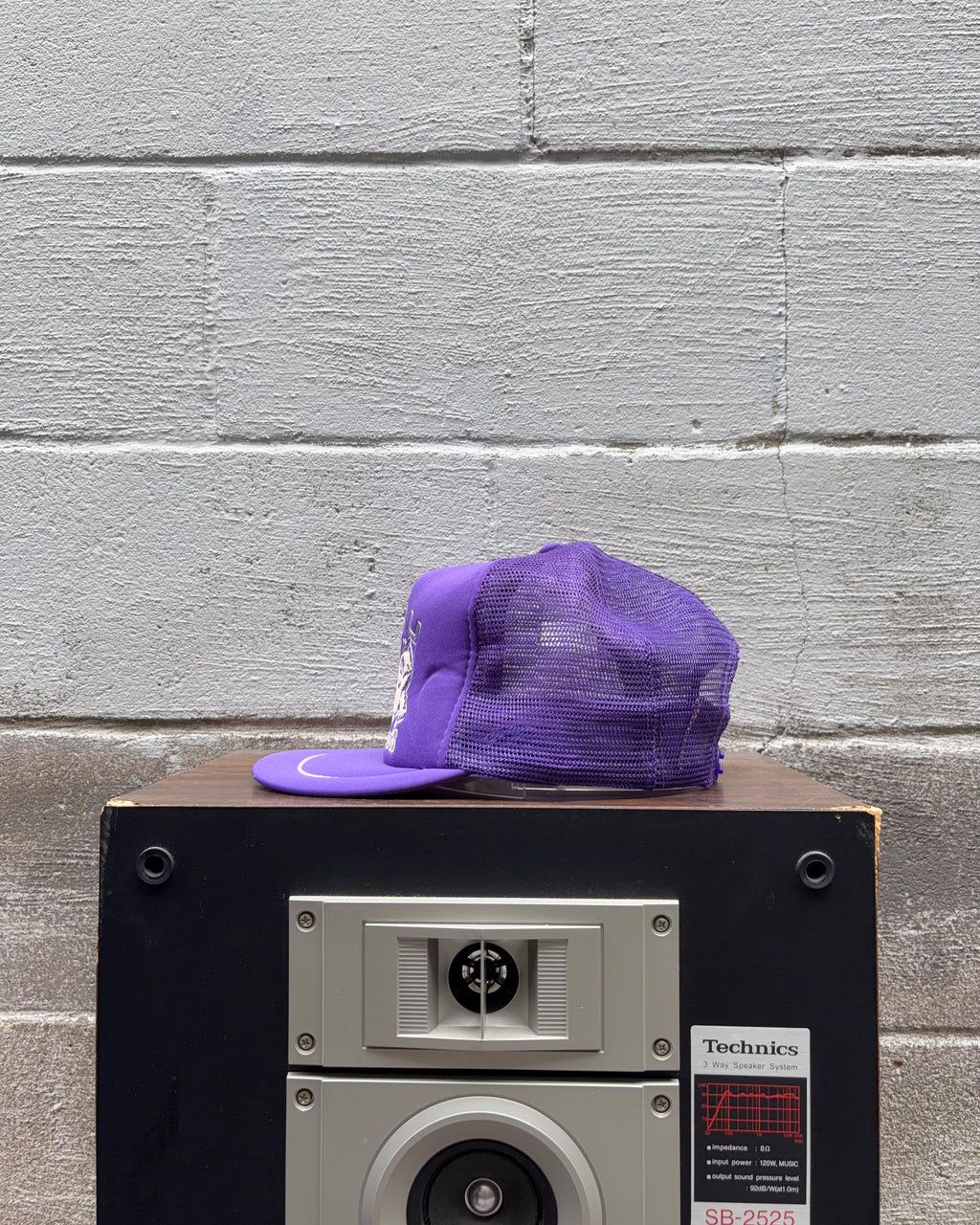 Casquette vintage style trucker TCU Horned Frogs NCAA années 80/90, taille unique (snapback)