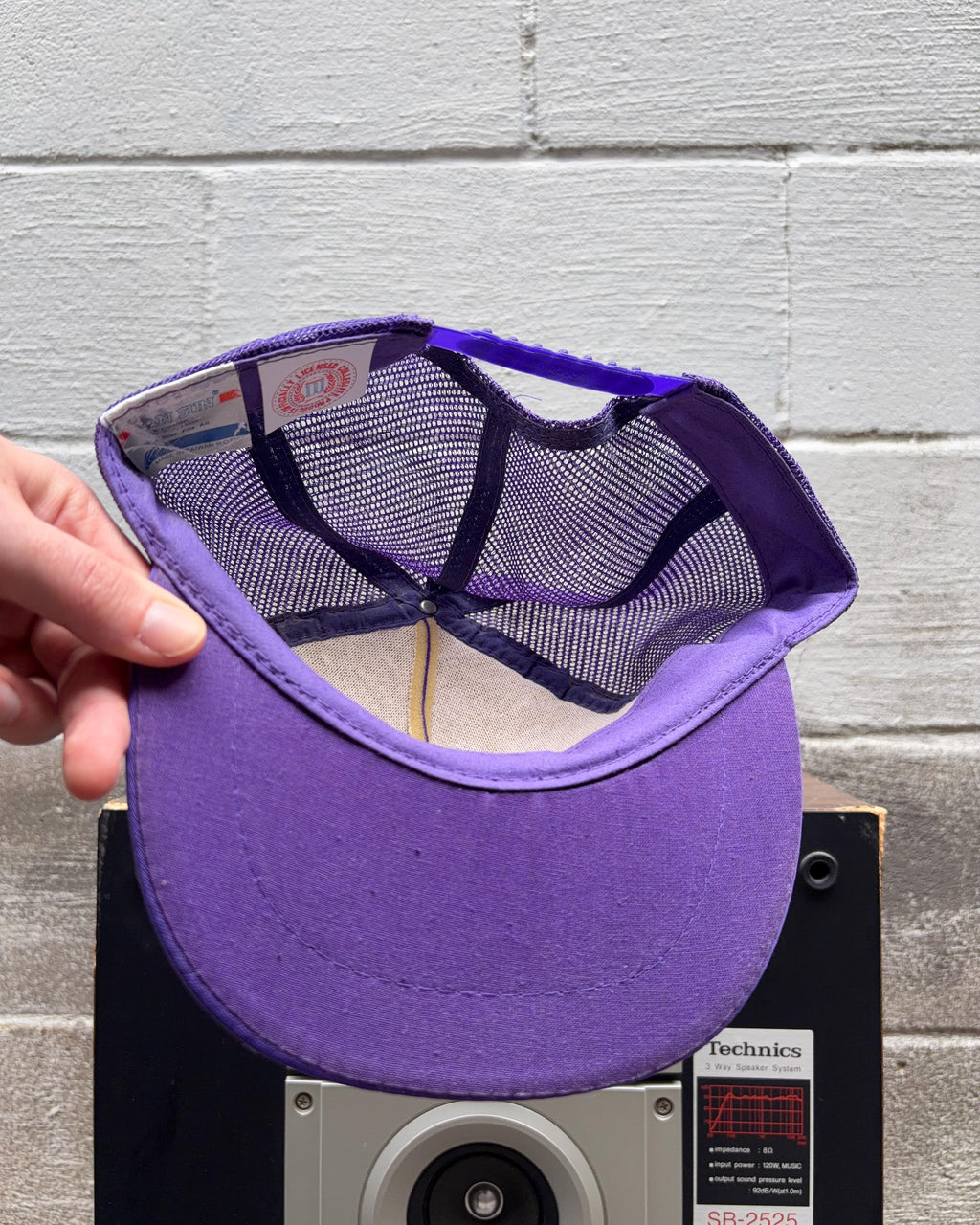 Casquette vintage style trucker TCU Horned Frogs NCAA années 80/90, taille unique (snapback)