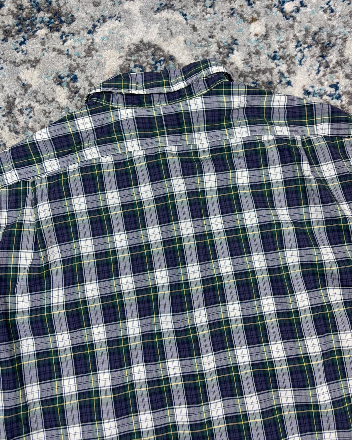 Polo Ralph Lauren Plaid Long Sleeve Reworked Cropped  Button Up Shirt Size 2XL