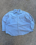 Vintage 90s Carhartt Double Pocket Long Sleeve Workwear Button Up Shirt Size 2XL