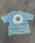 Vintage 90s Hang Ten Surf Emblem Graphic Faded T-Shirt Size XL