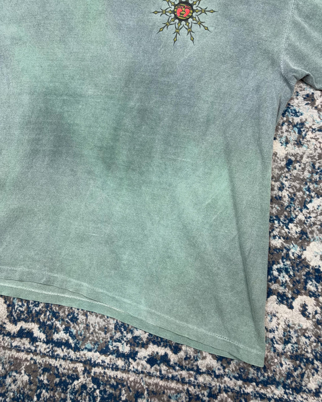 Vintage 90s Hang Ten Surf Emblem Graphic Faded T-Shirt Size XL