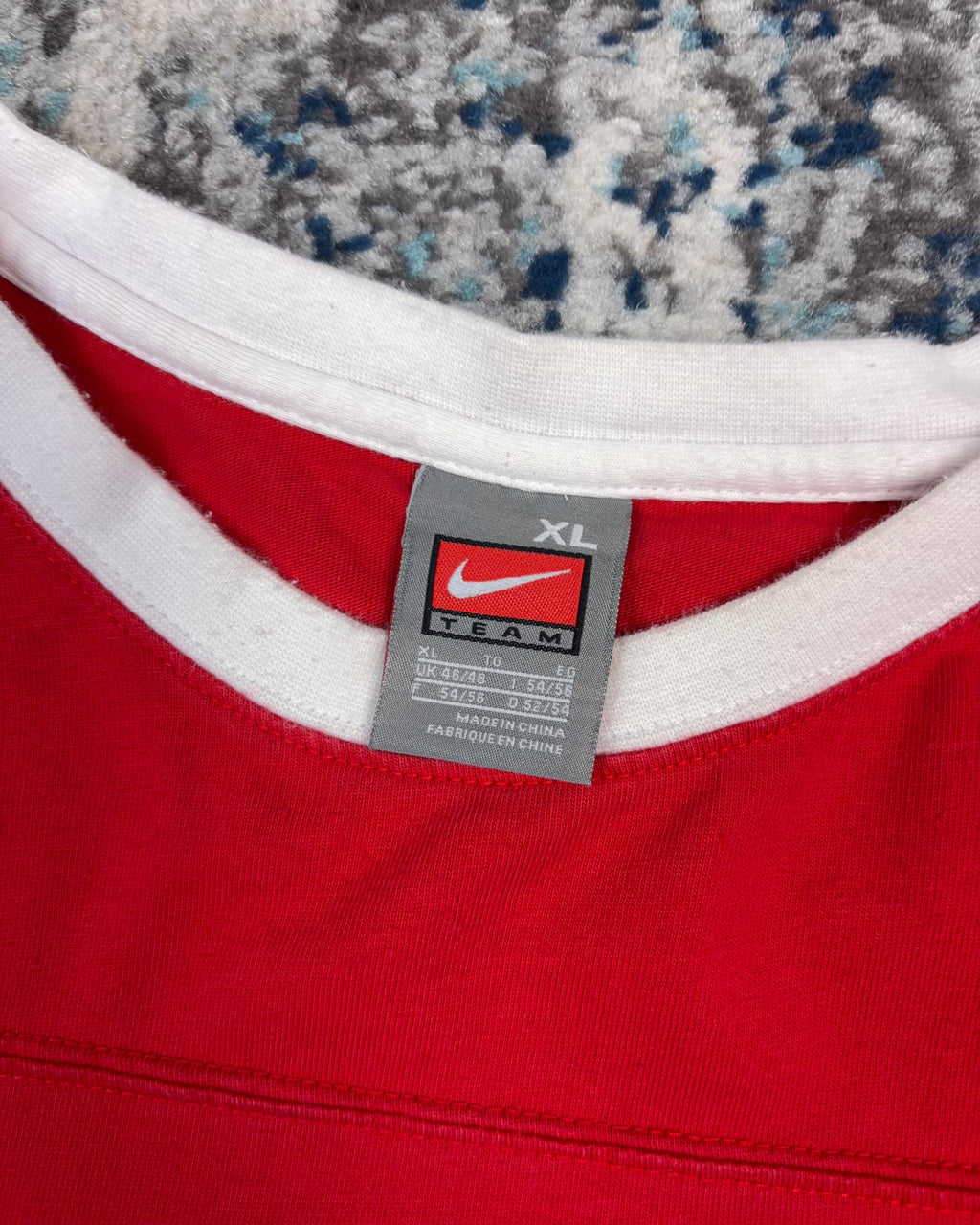 Vintage Team Canada NHL Nike Jersey Style Long Sleeve T-Shirt Size XL