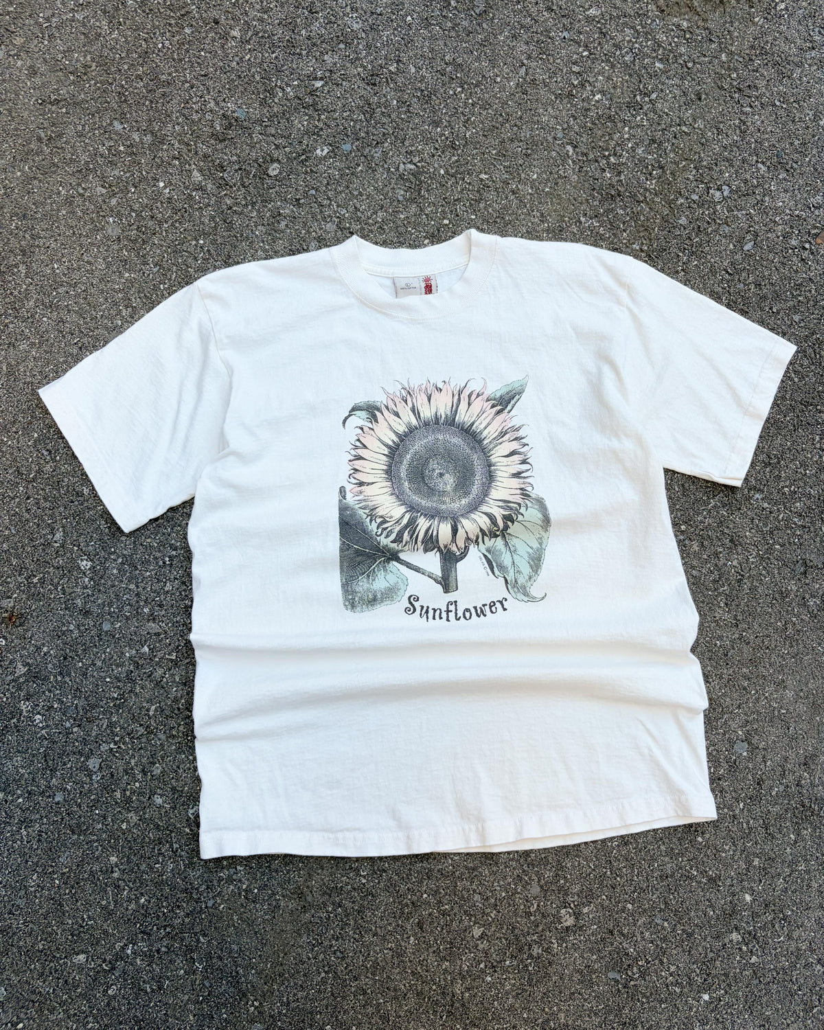Vintage 1998 Sunflower Nature Graphic T-Shirt Size Large