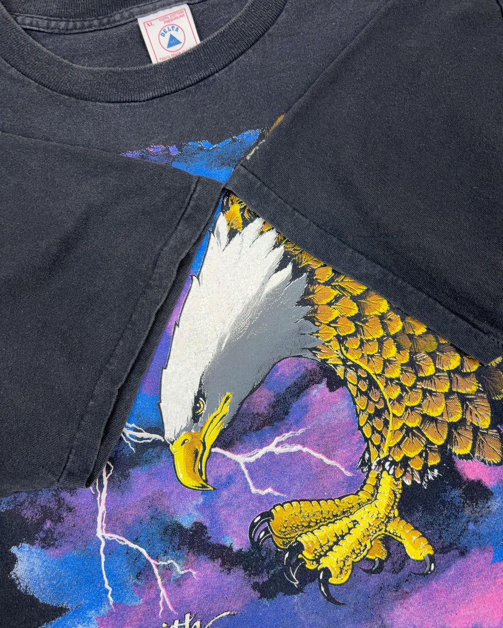 Vintage 90s With Wings As Eagles Bible Verse Graphic T-Shirt Size XL