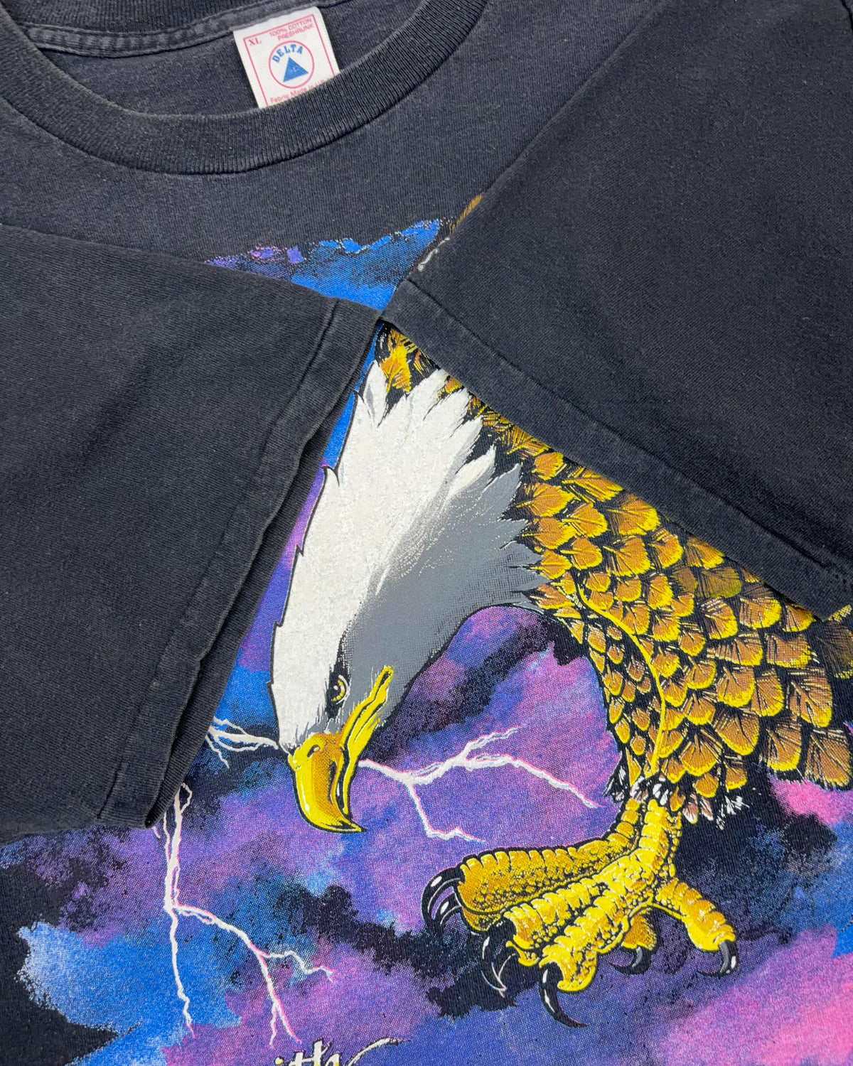Vintage 90s With Wings As Eagles Bible Verse Graphic T-Shirt Size XL