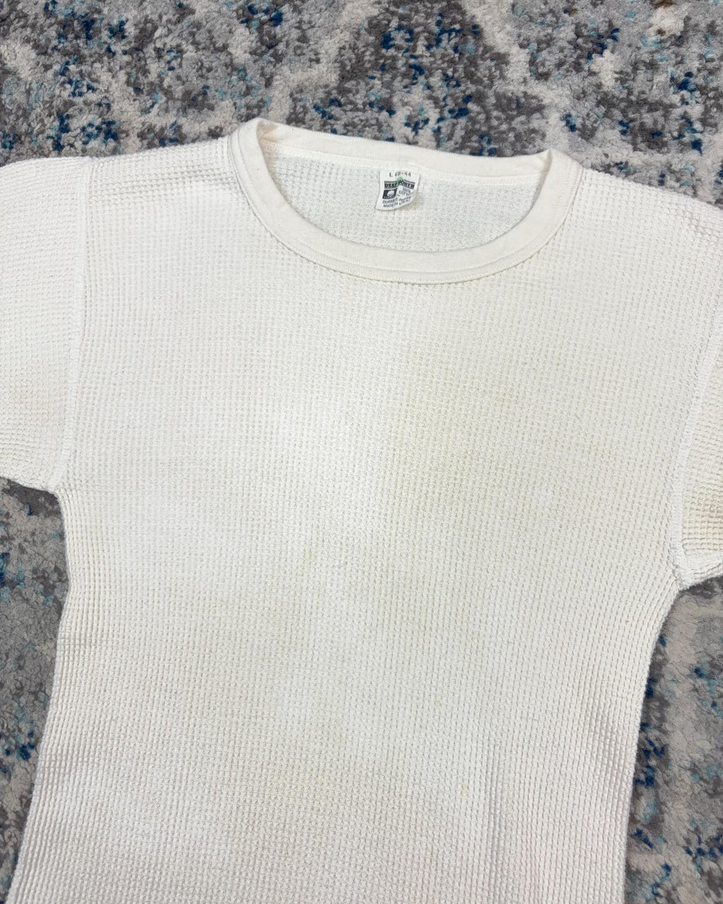 Vintage 90s Deep North Blank Long Sleeve Thermal T-Shirt Size Large