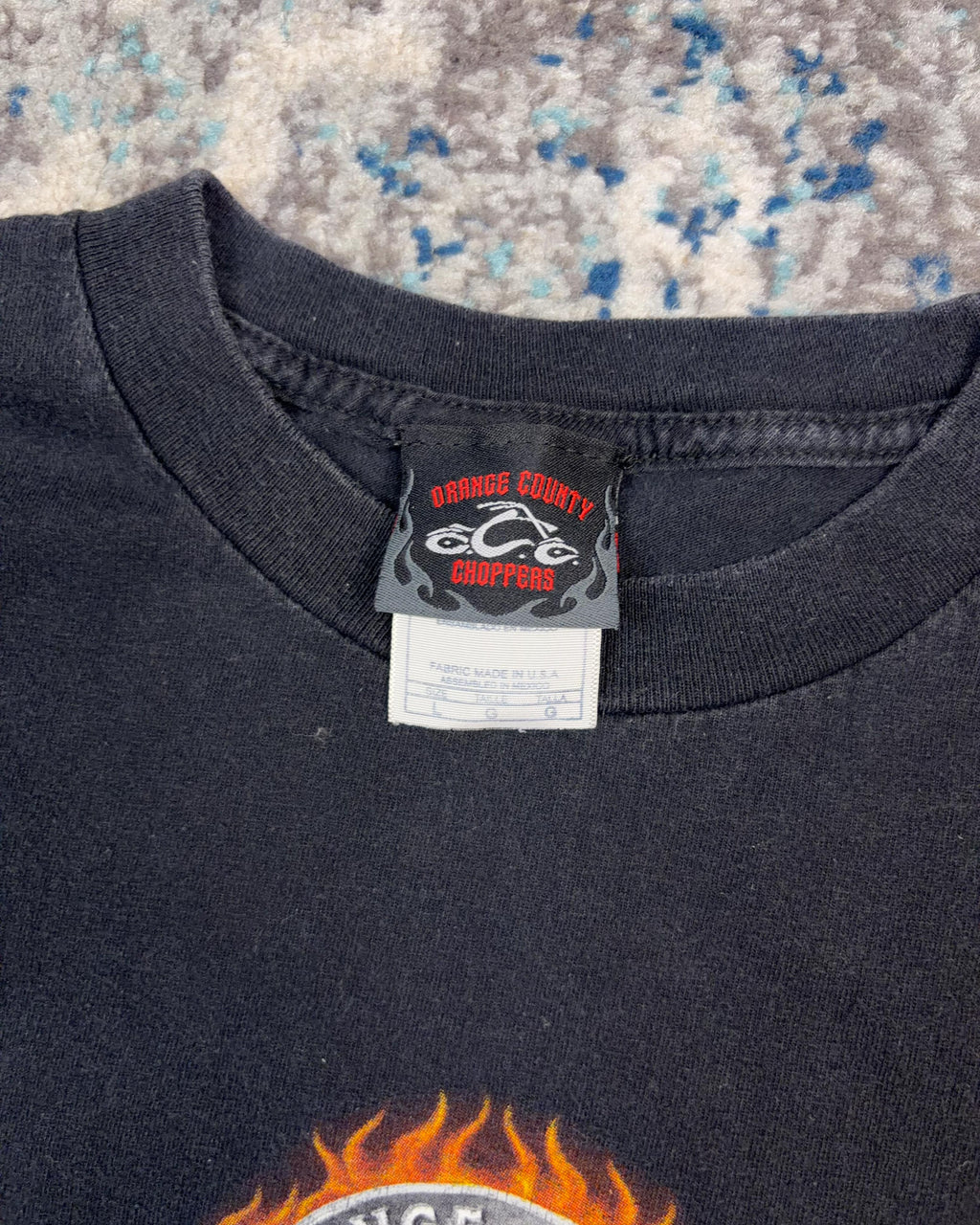 Vintage 2003 Orange County Choppers American Custom Steel T-Shirt Size Large