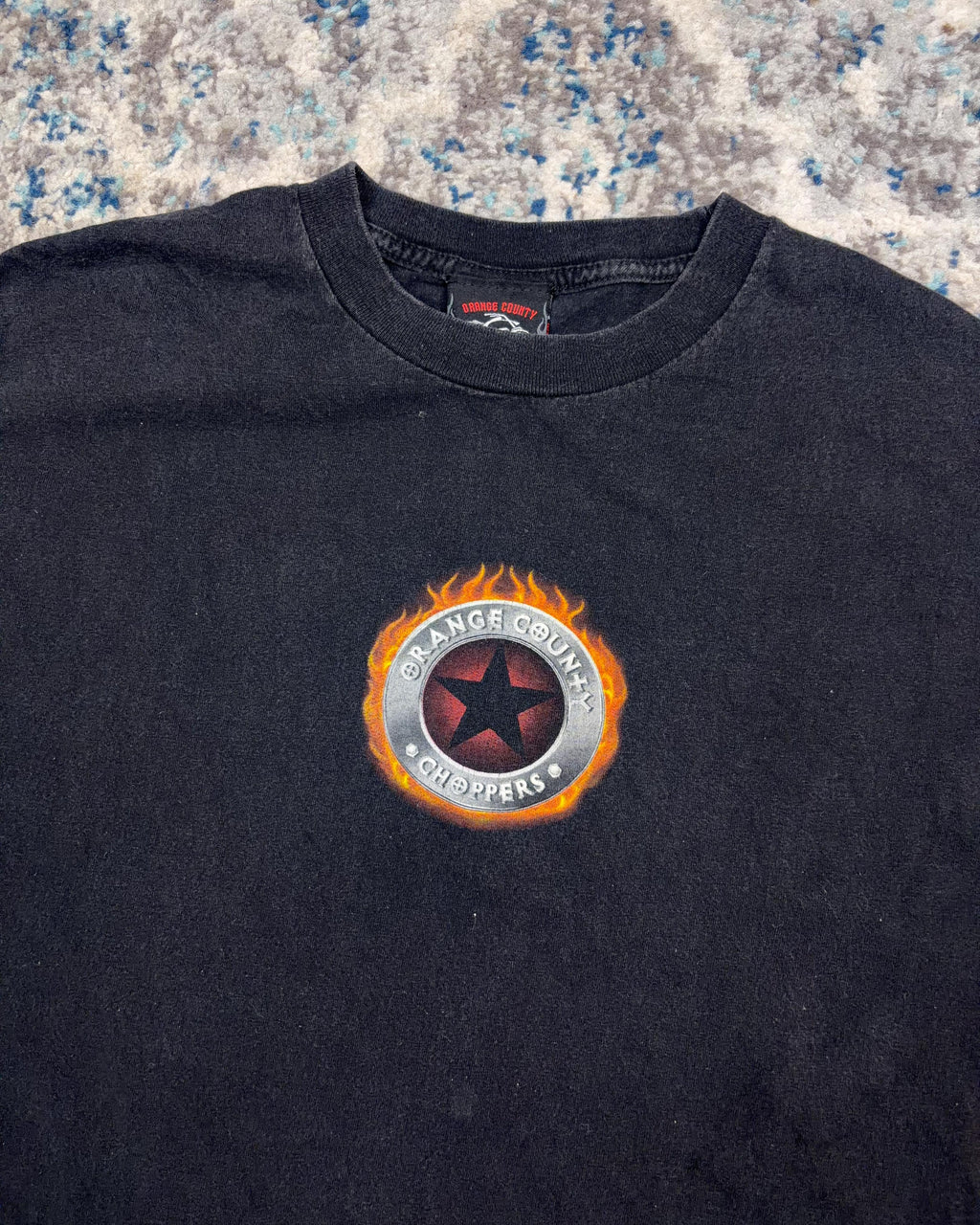 Vintage 2003 Orange County Choppers American Custom Steel T-Shirt Size Large