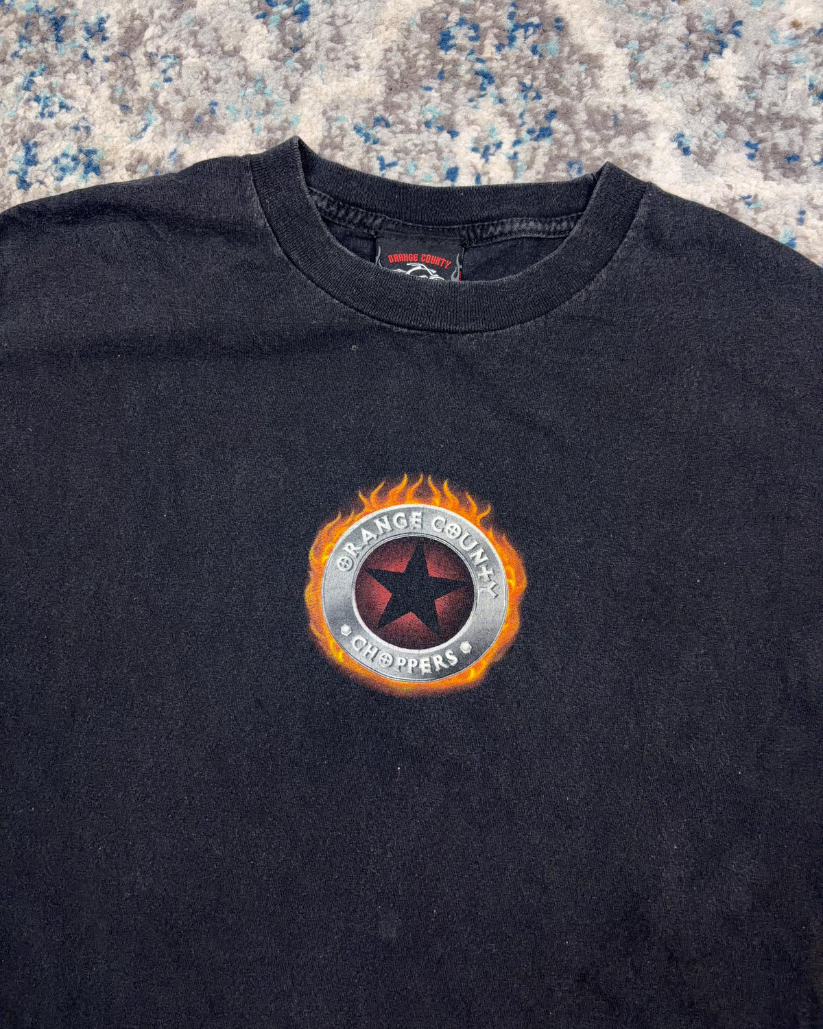 Vintage 2003 Orange County Choppers American Custom Steel T-Shirt Size Large